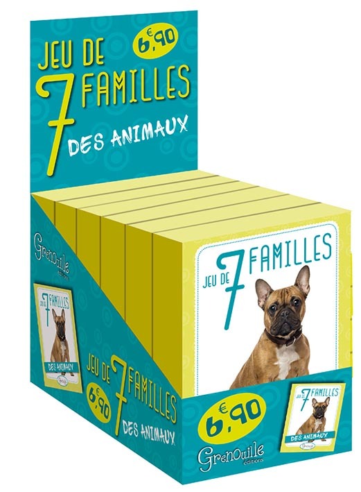 DES ANIMAUX BOITE DE 6 EX JEUX 7 FAMILLES