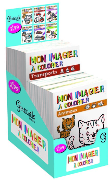 Boîte 36 ex Mon imagier à colorier