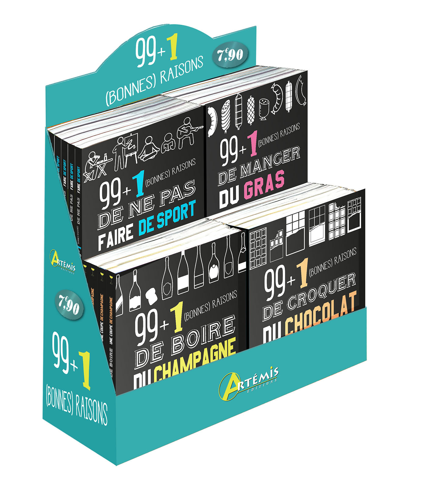 BOITE 20 EX - 99 + 1 BONNES RAISONS