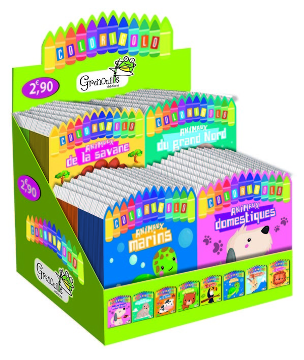 Display 40 exemplaires colorigolo avril 2019