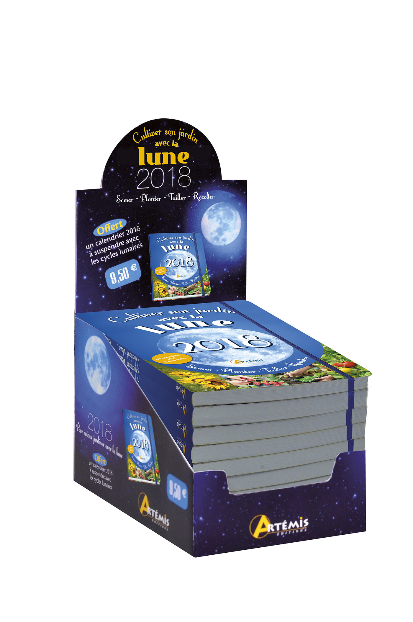 BOITE 10 EX - CULTIVER SON JARDIN AVEC LA LUNE 2018