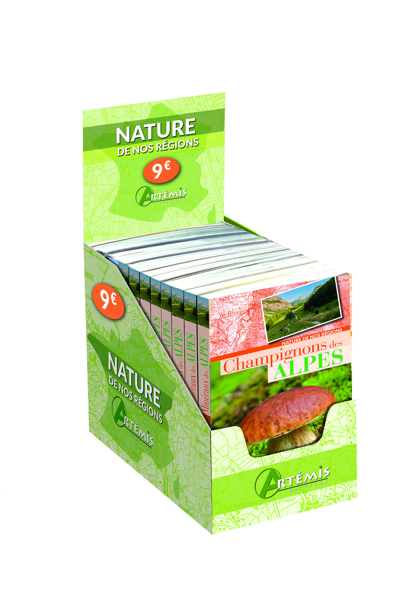 Boîte 12 ex - Champignons des Alpes