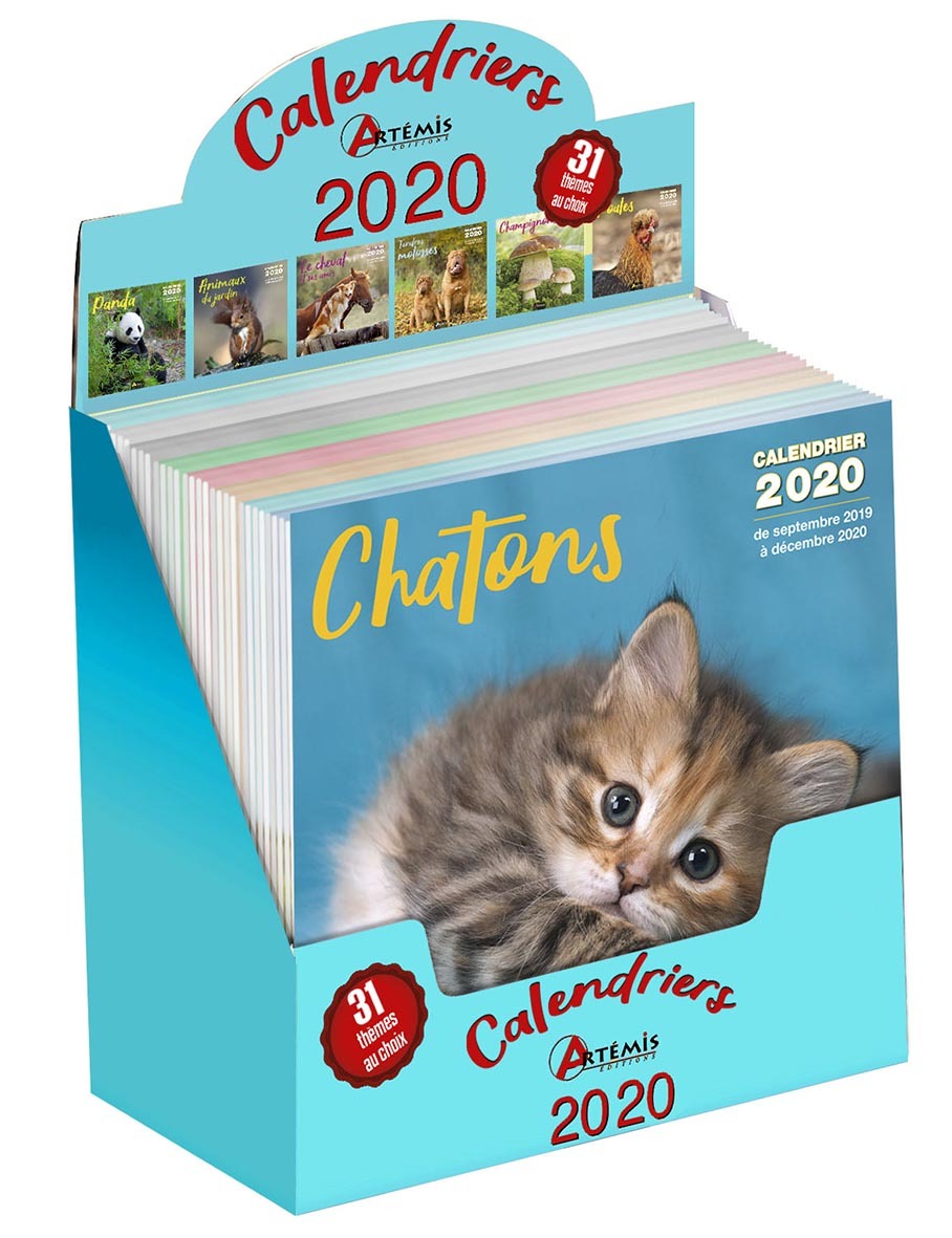PACK 50 CALENDRIERS 2020