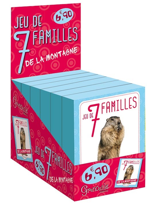 DE LA MONTAGNE BOITE DE 6 EX JEUX 7 FAMILLES
