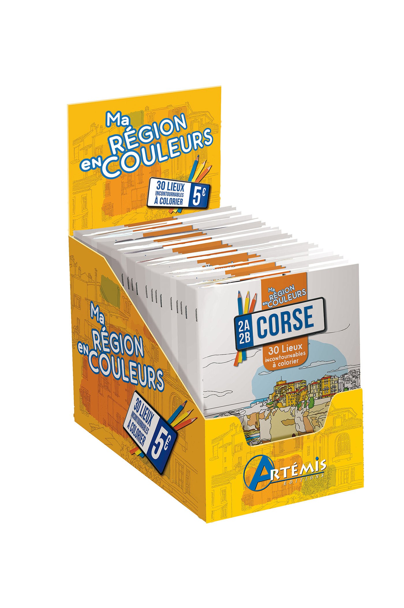 CORSE BOITE MA REGION EN COULEUR 20EX