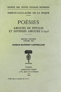 Poésies: Amours de Phyllis et Diverses Amours (1590)
