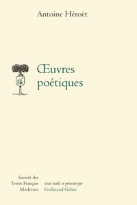 oeuvres poétiques