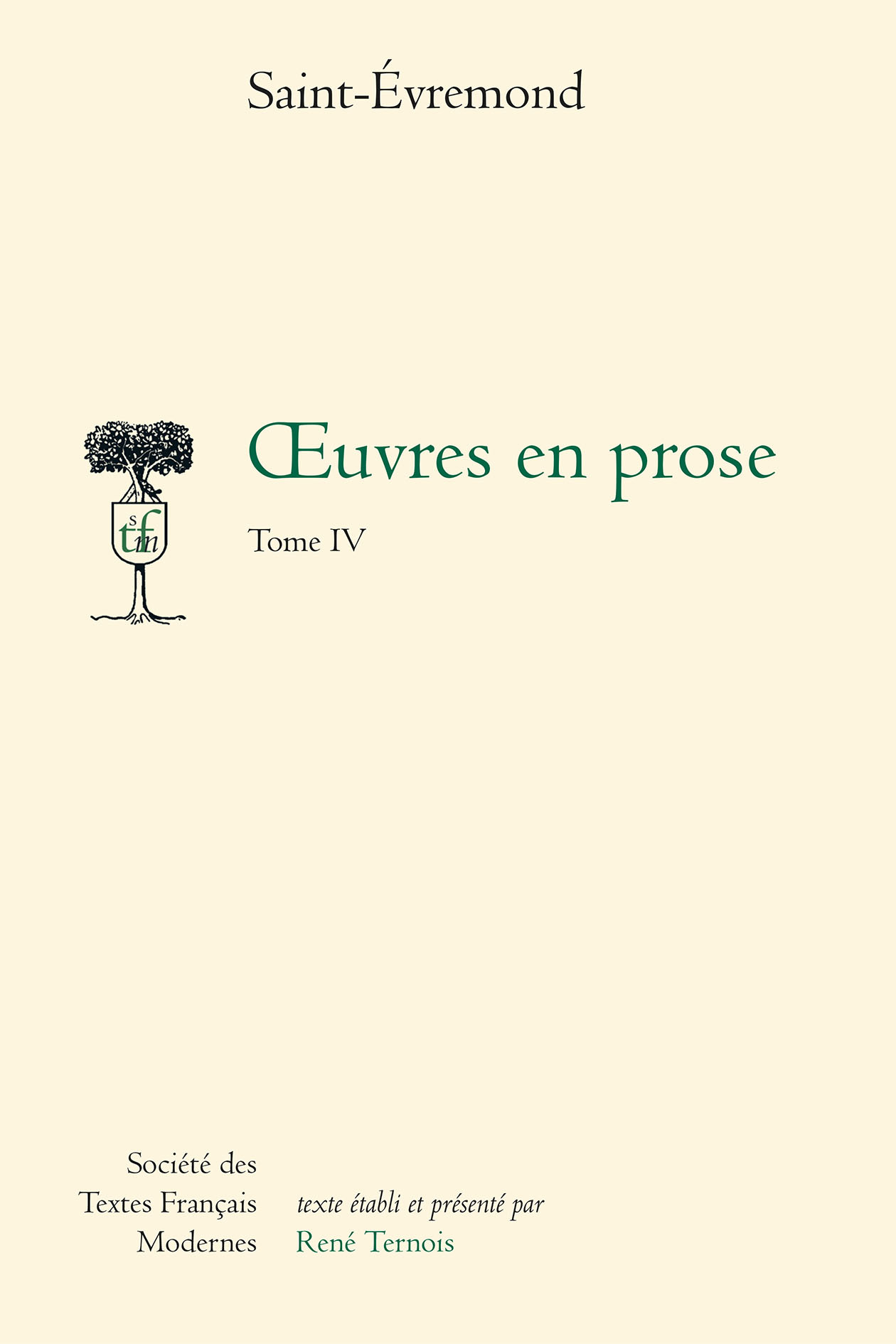 oeuvres en prose