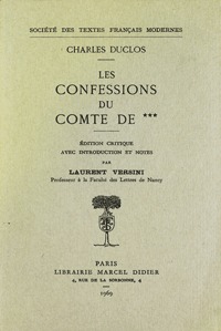 Les Confessions du comte de***