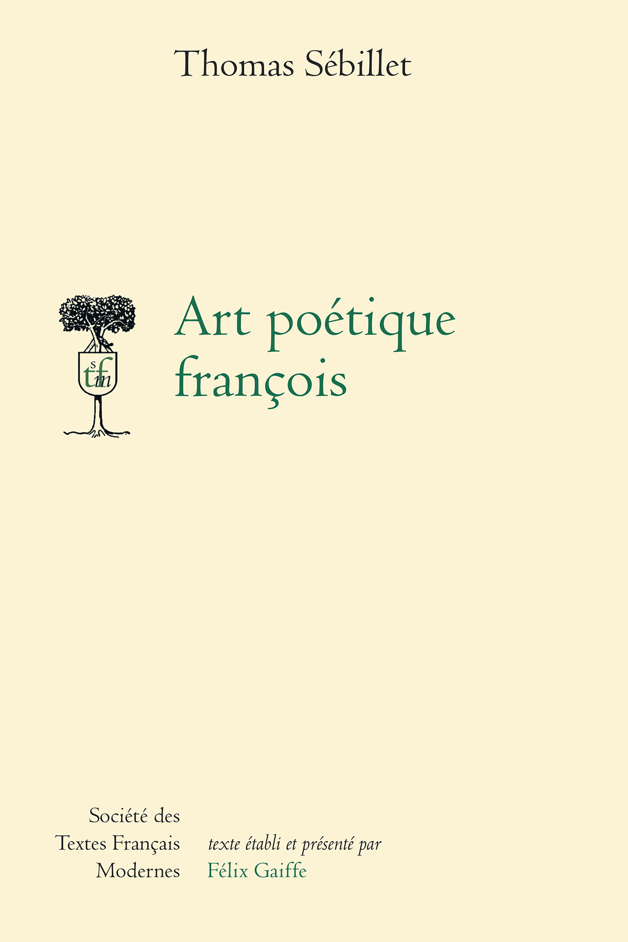 Art poétique françois