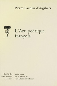 L'Art poëtique françois