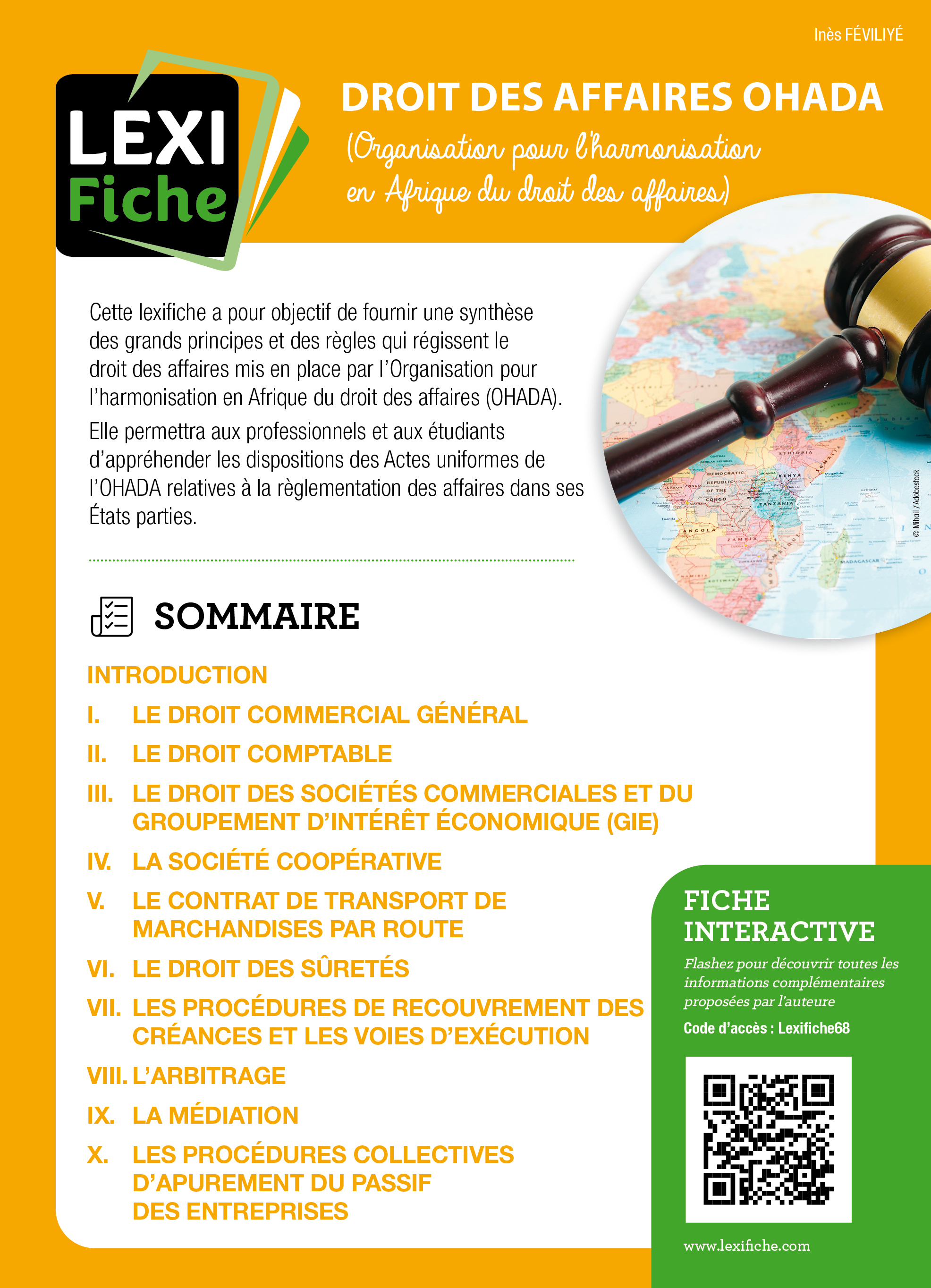 Droit des affaires OHADA