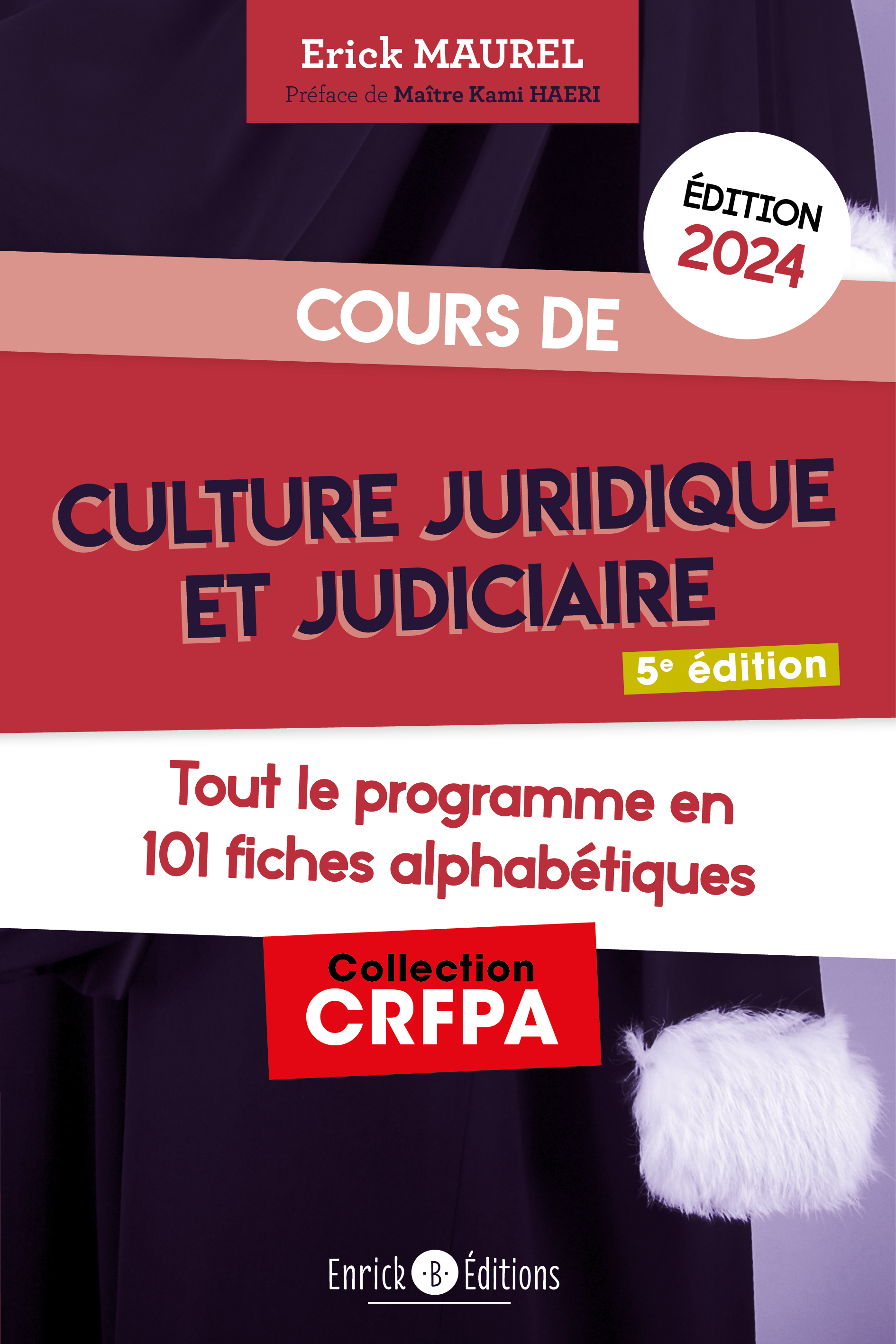 Cours de culture juridique et judiciaire 2024