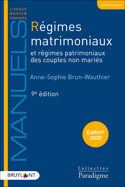 Régimes matrimoniaux et régimes patrimoniaux des couples non mariés