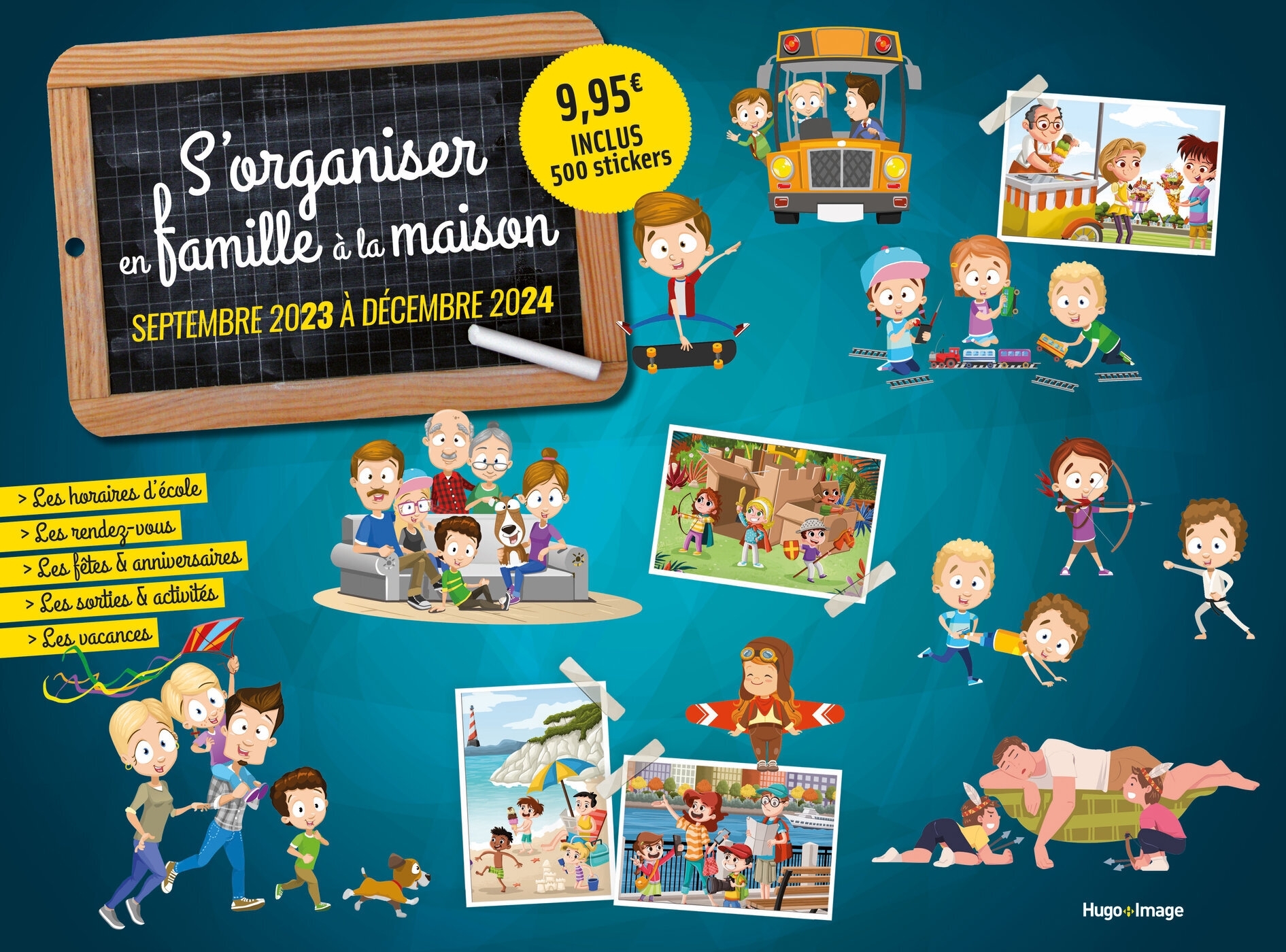 Calendrier s'organiser en famille 2023 - 2024