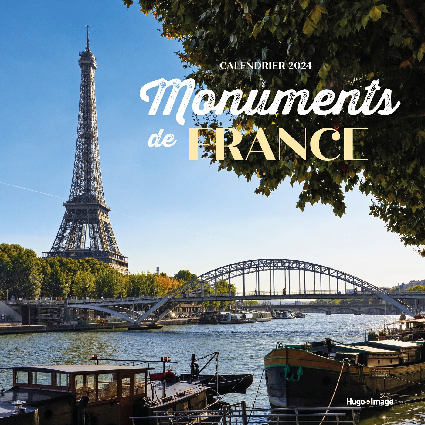 Calendrier mural monuments de France 2024