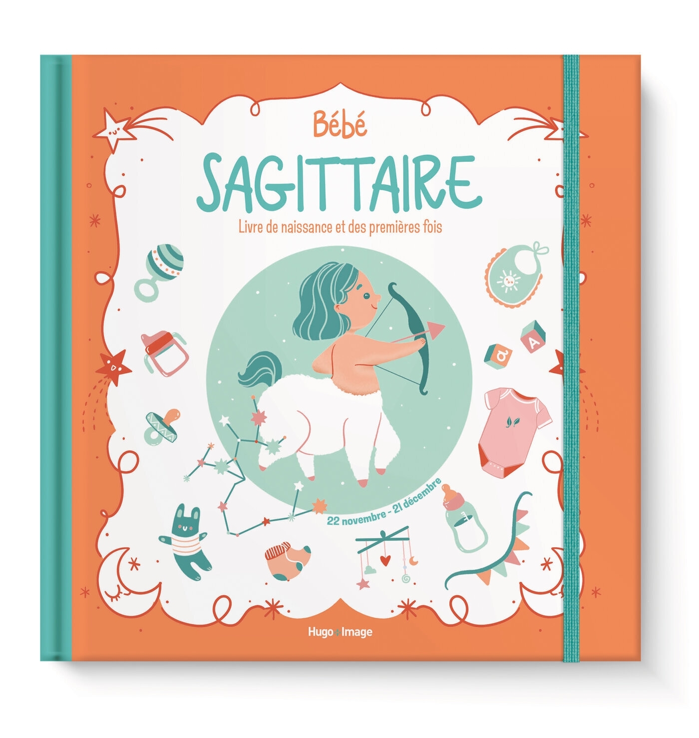 Bébé Sagittaire - Livre de naissance et des premières fois