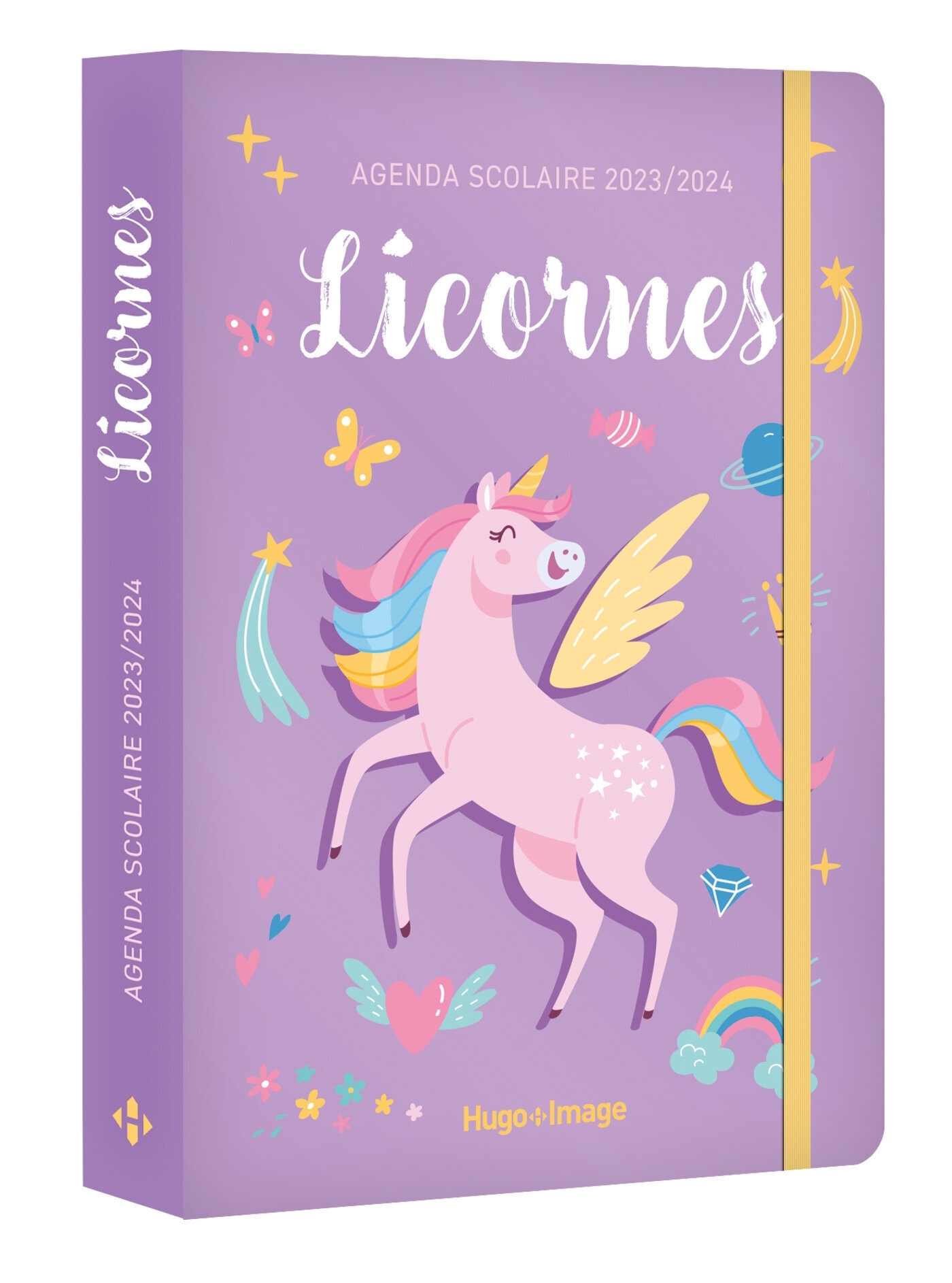 Agenda scolaire licornes 2023 - 2024