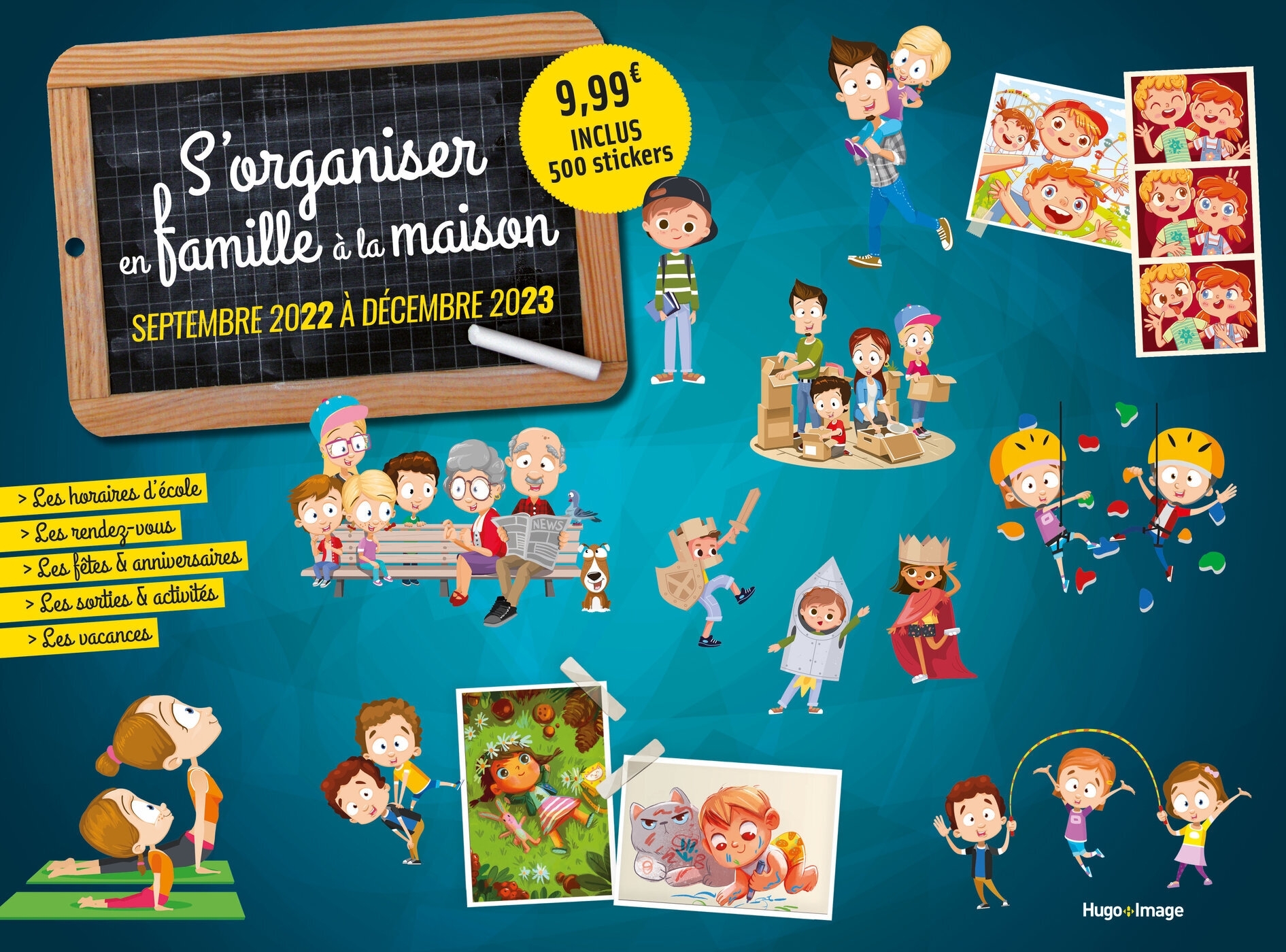 Calendrier s'organiser en famille 2022 - 2023