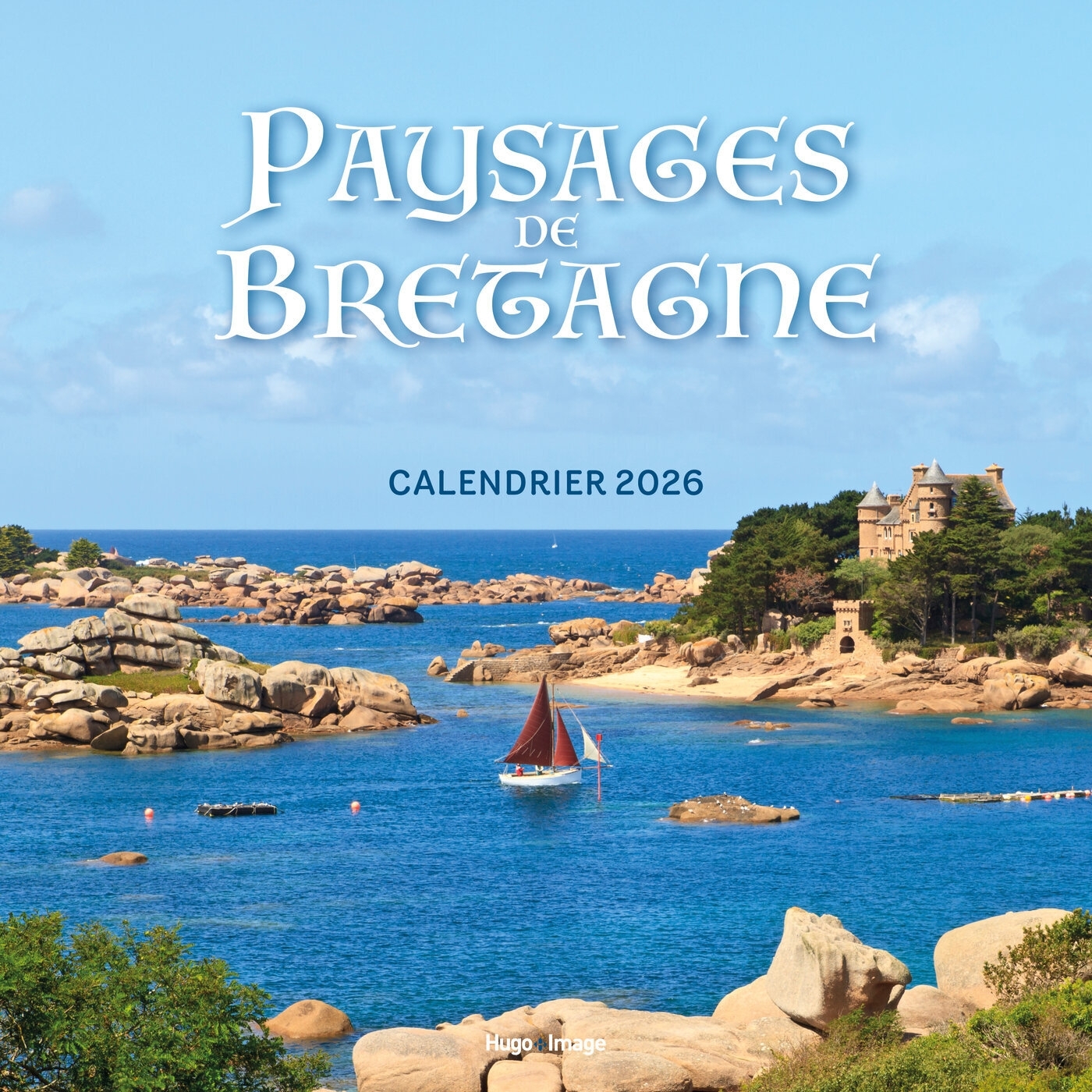 Calendrier mural Bretagne 2026