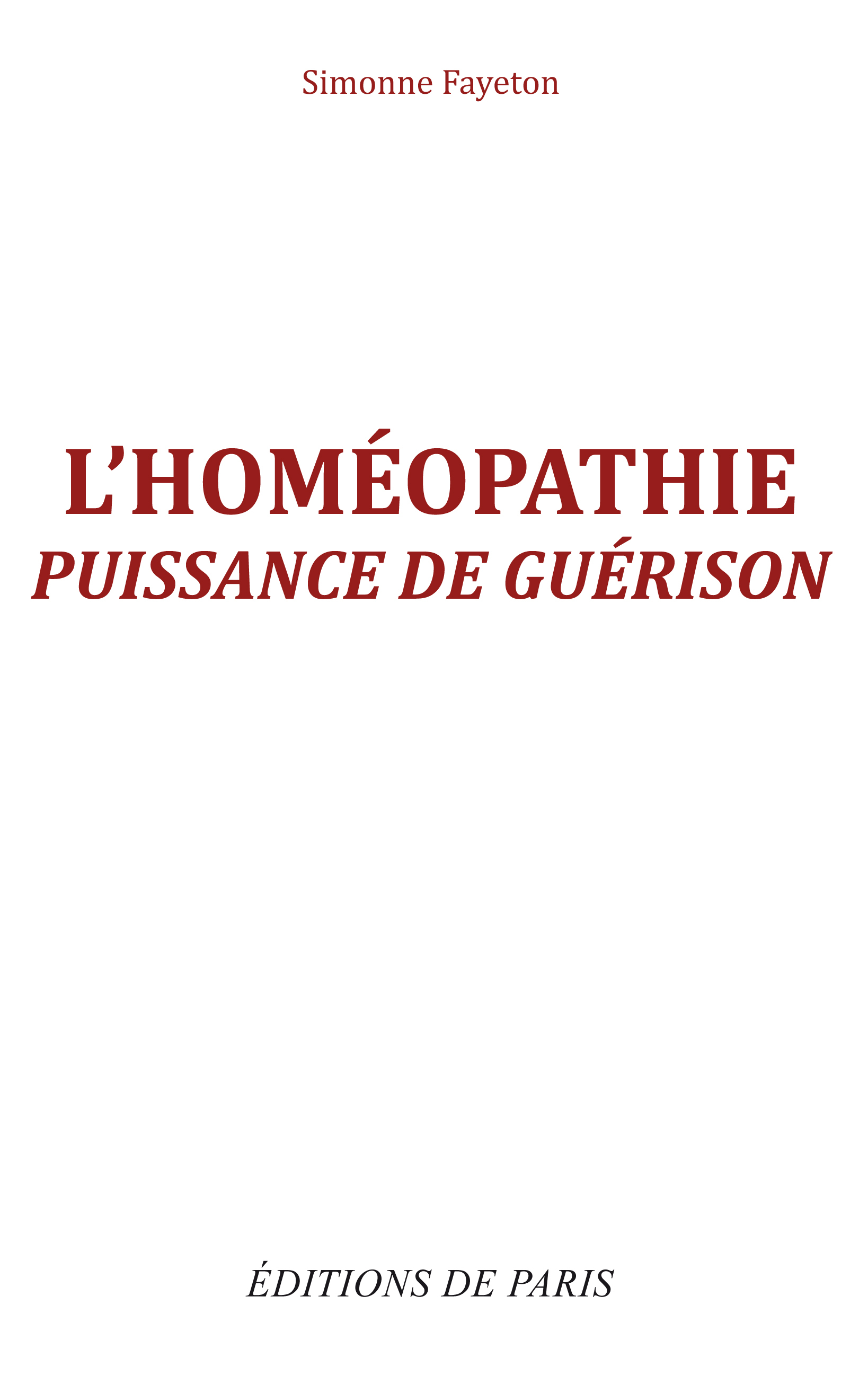 L´homéopathie : puissance de guérison