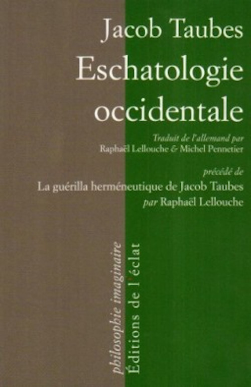 ESCHATOLOGIE OCCIDENTALE
