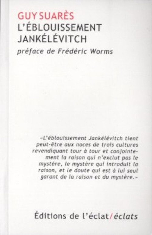L'EBLOUISSEMENT JANKELEVITCH