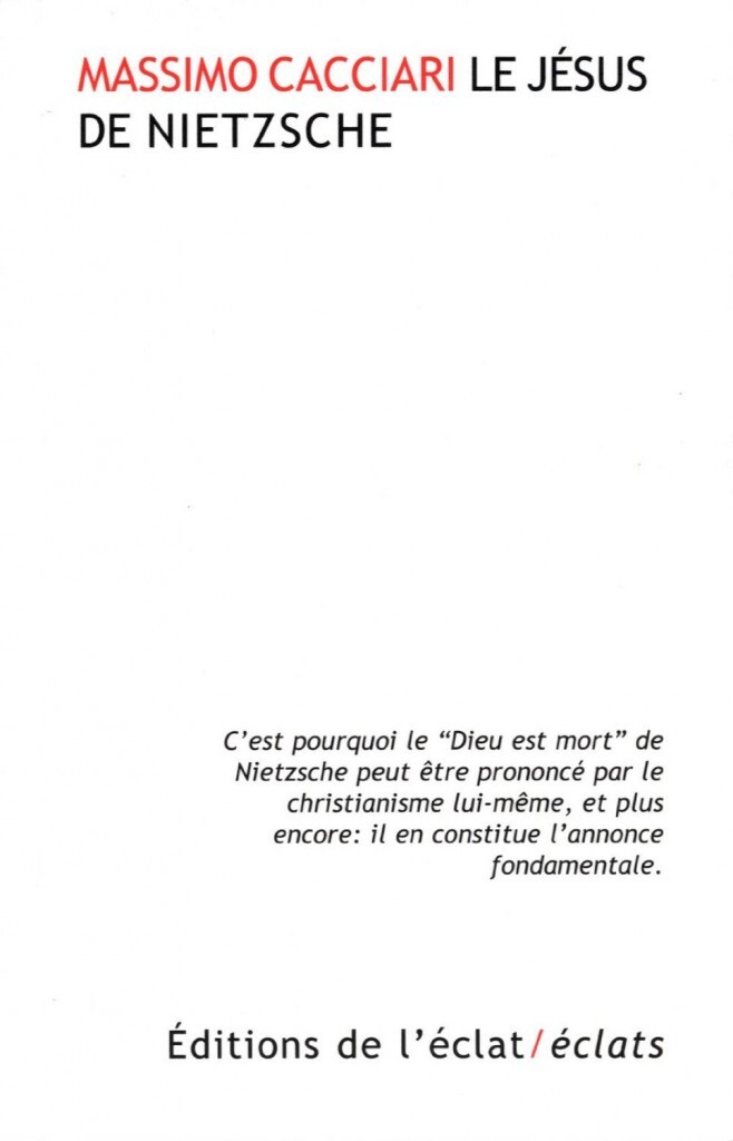 LE JESUS DE NIETZSCHE