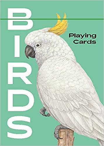 Birds Playing Cards /anglais