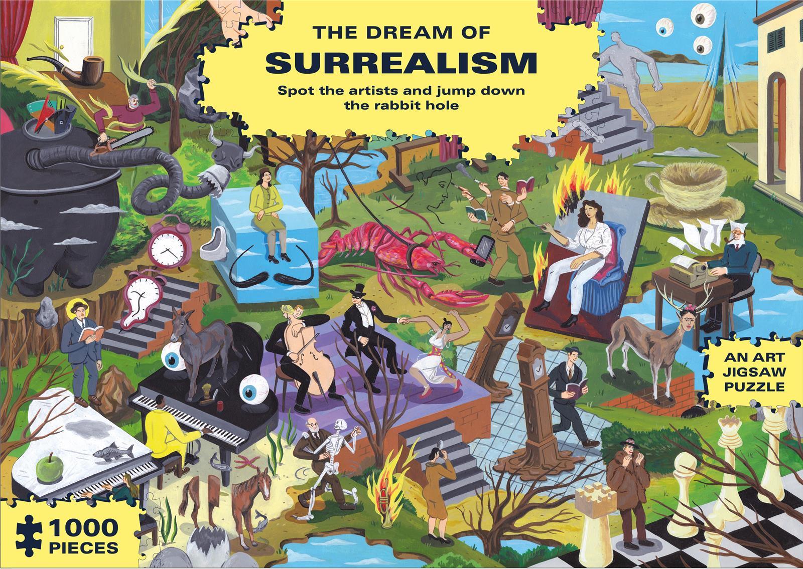 The Dream of Surrealism (An Art Jigsaw Puzzle) Spot the Artists/Jump Down the Rabbit Hole /anglais