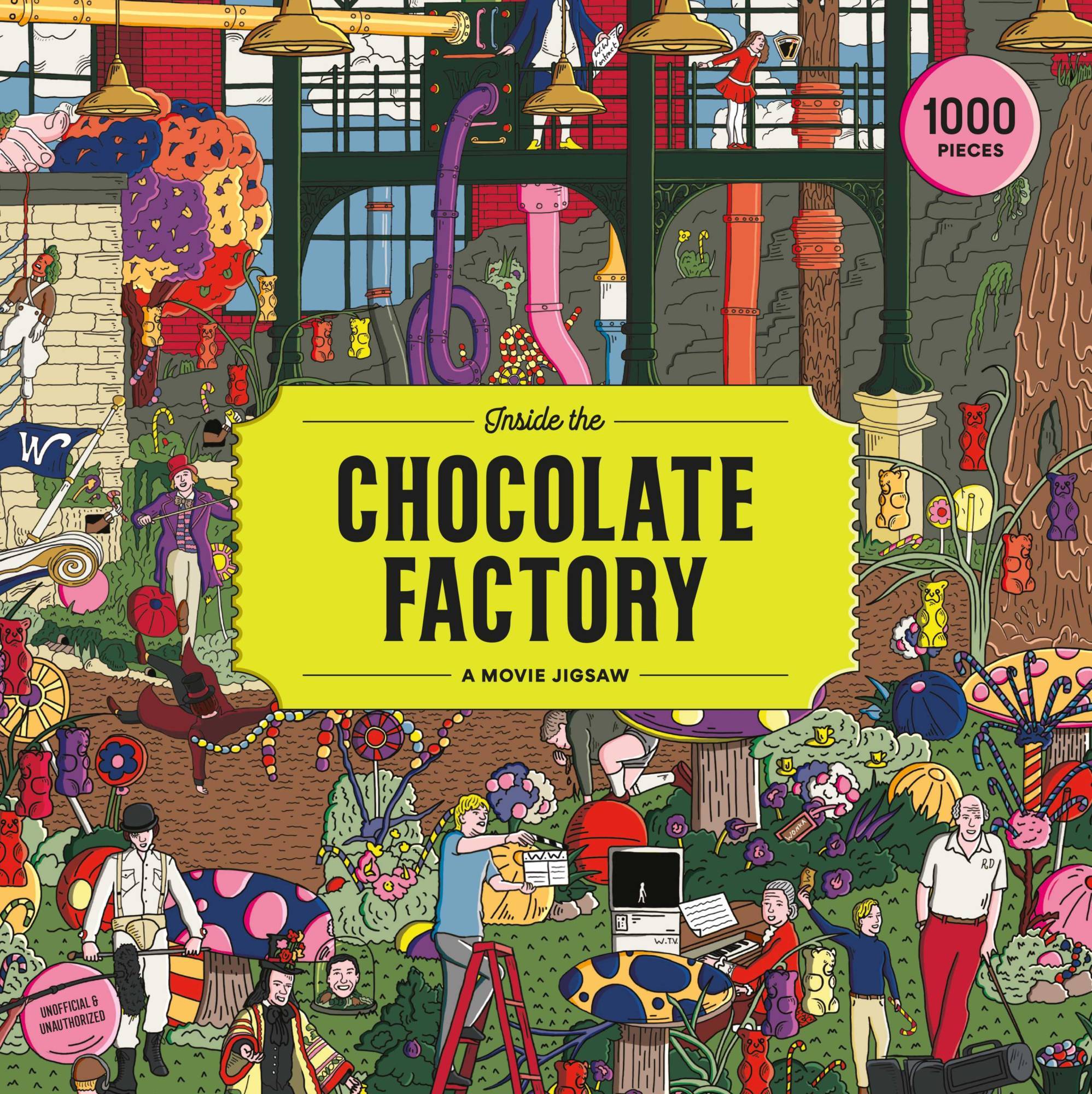 Inside the Chocolate Factory A Movie Jigsaw puzzle /anglais