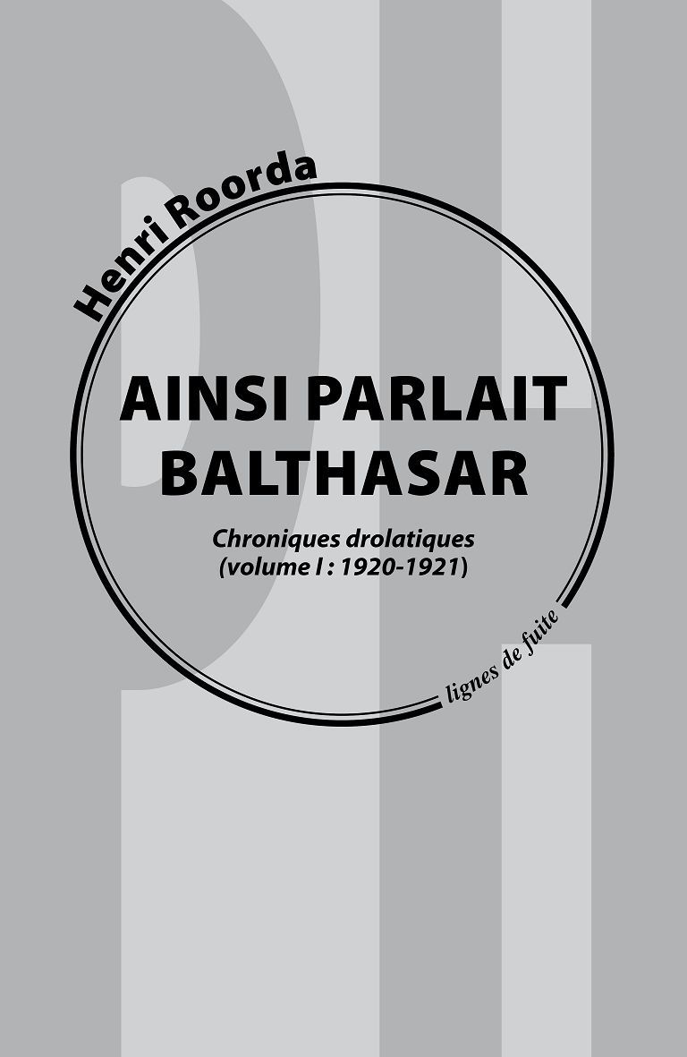 Ainsi parlait Balthasar (Volume 1)