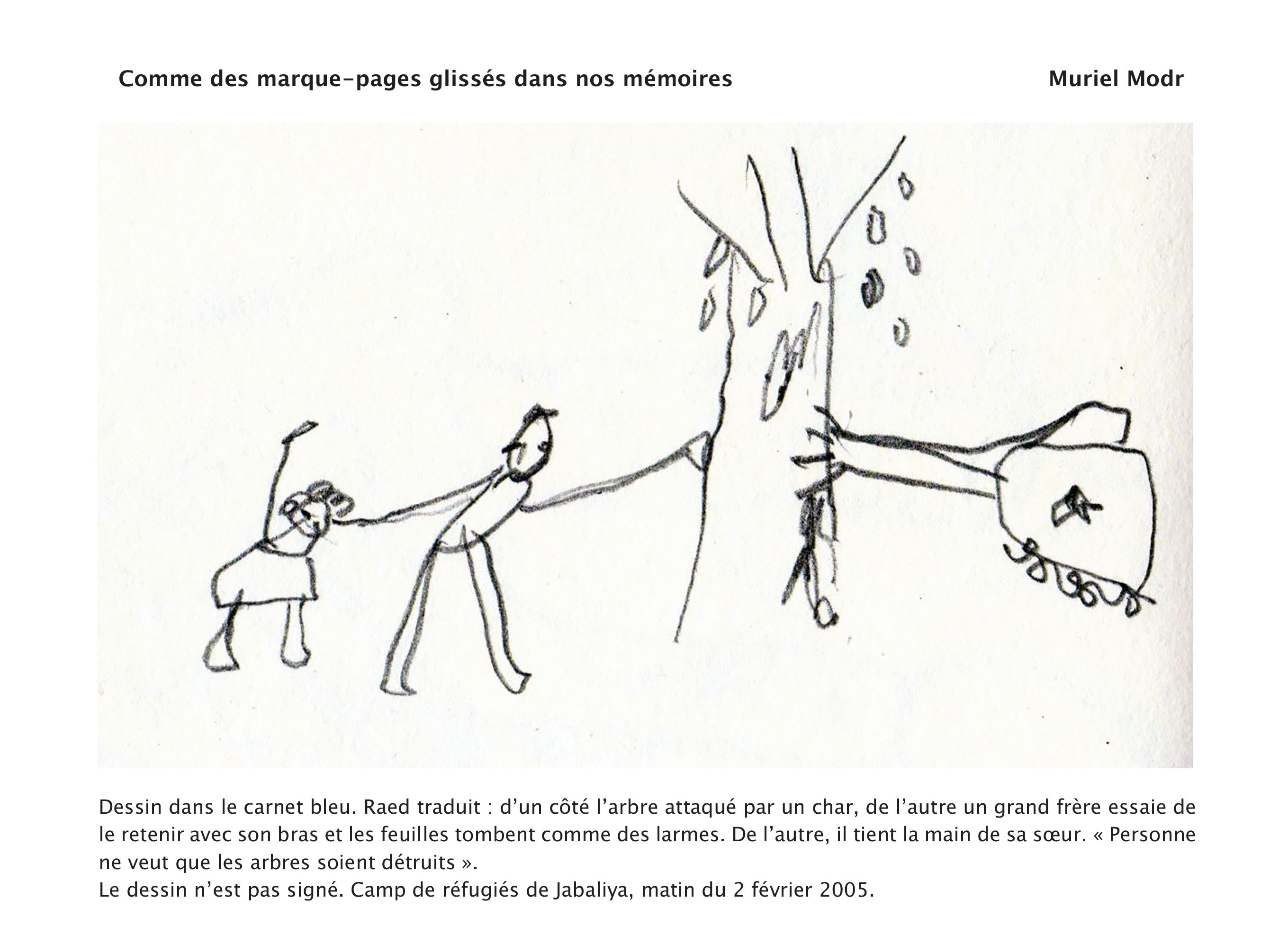 Comme des marque-pages glissés dans nos mémoires