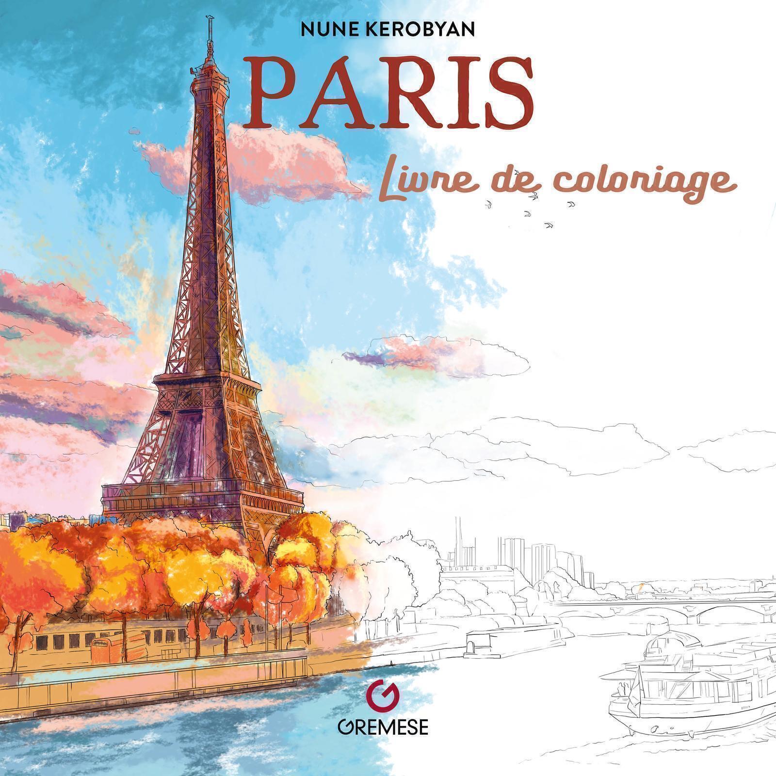 Paris - Livre de coloriage