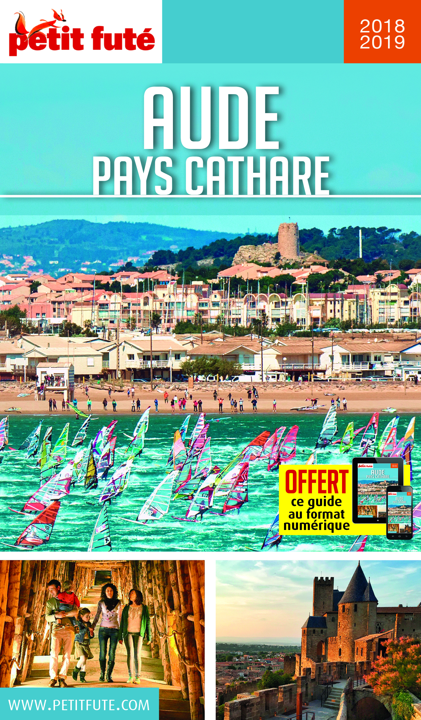 aude - pays cathare 2018-2019 petit fute + offre num