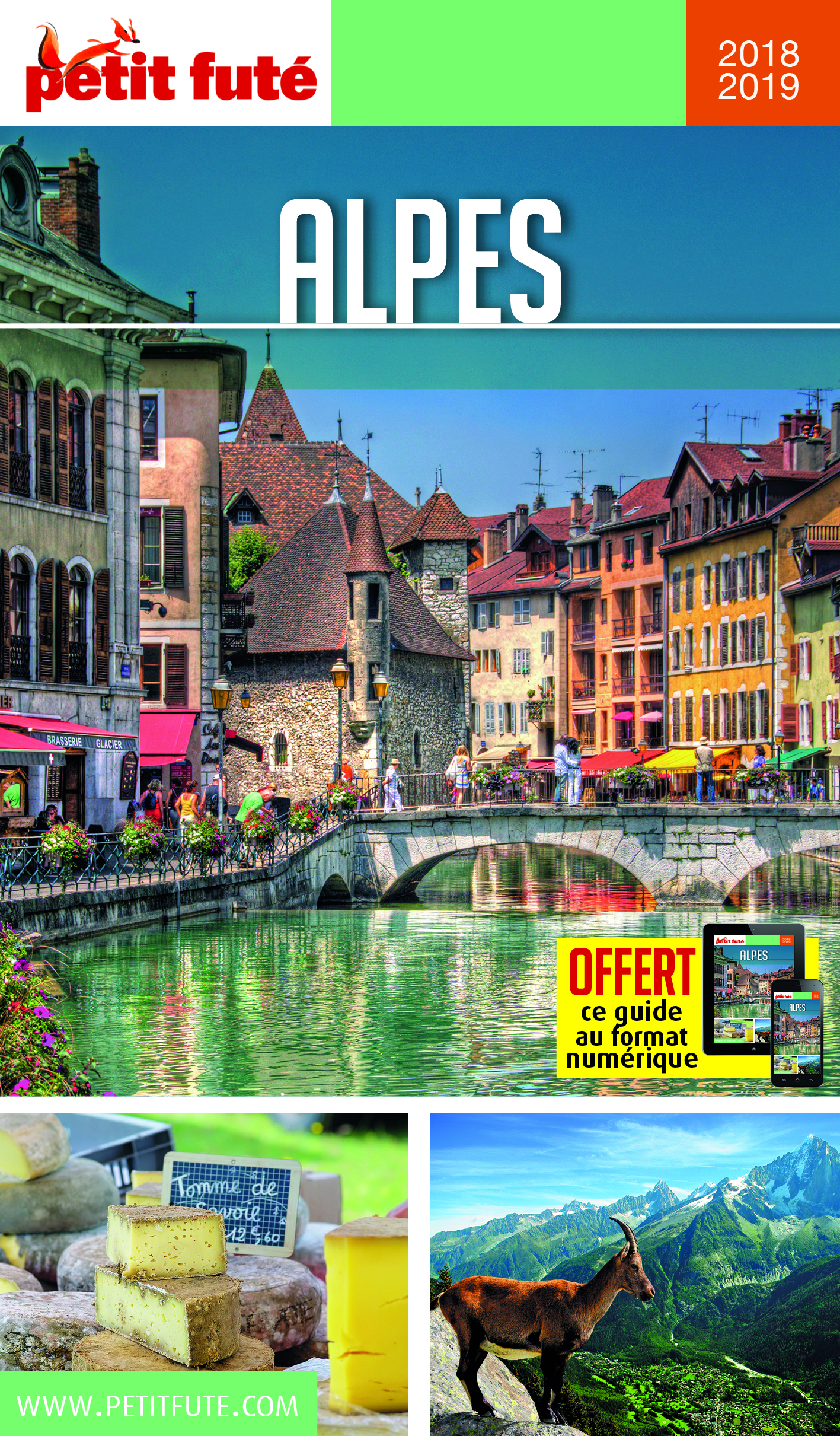 alpes 2018-2019 petit fute + offre num