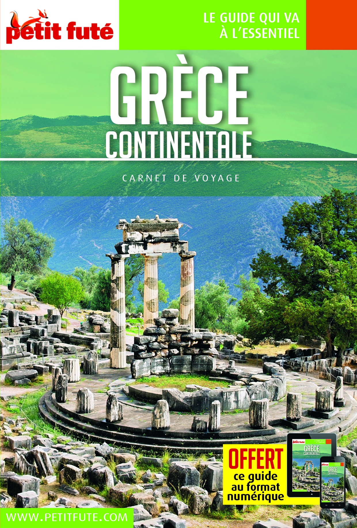 Guide Grèce Continentale 2018 Carnet Petit Futé