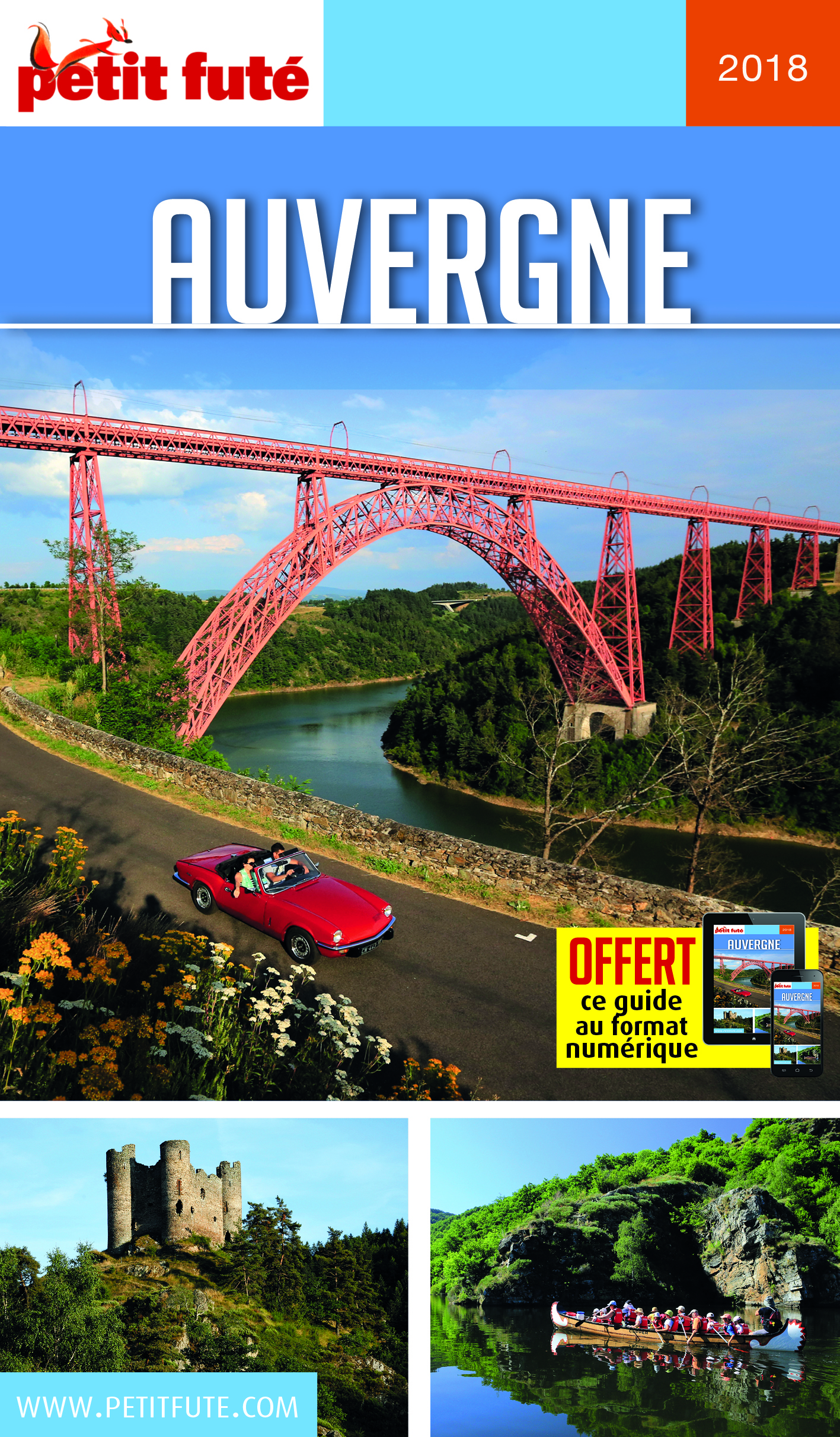 auvergne 2018 petit fute +  offre num