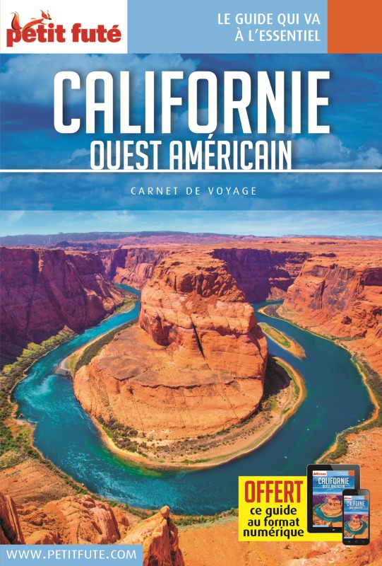 californie ouest americain 2018 carnet petit fute + offre num