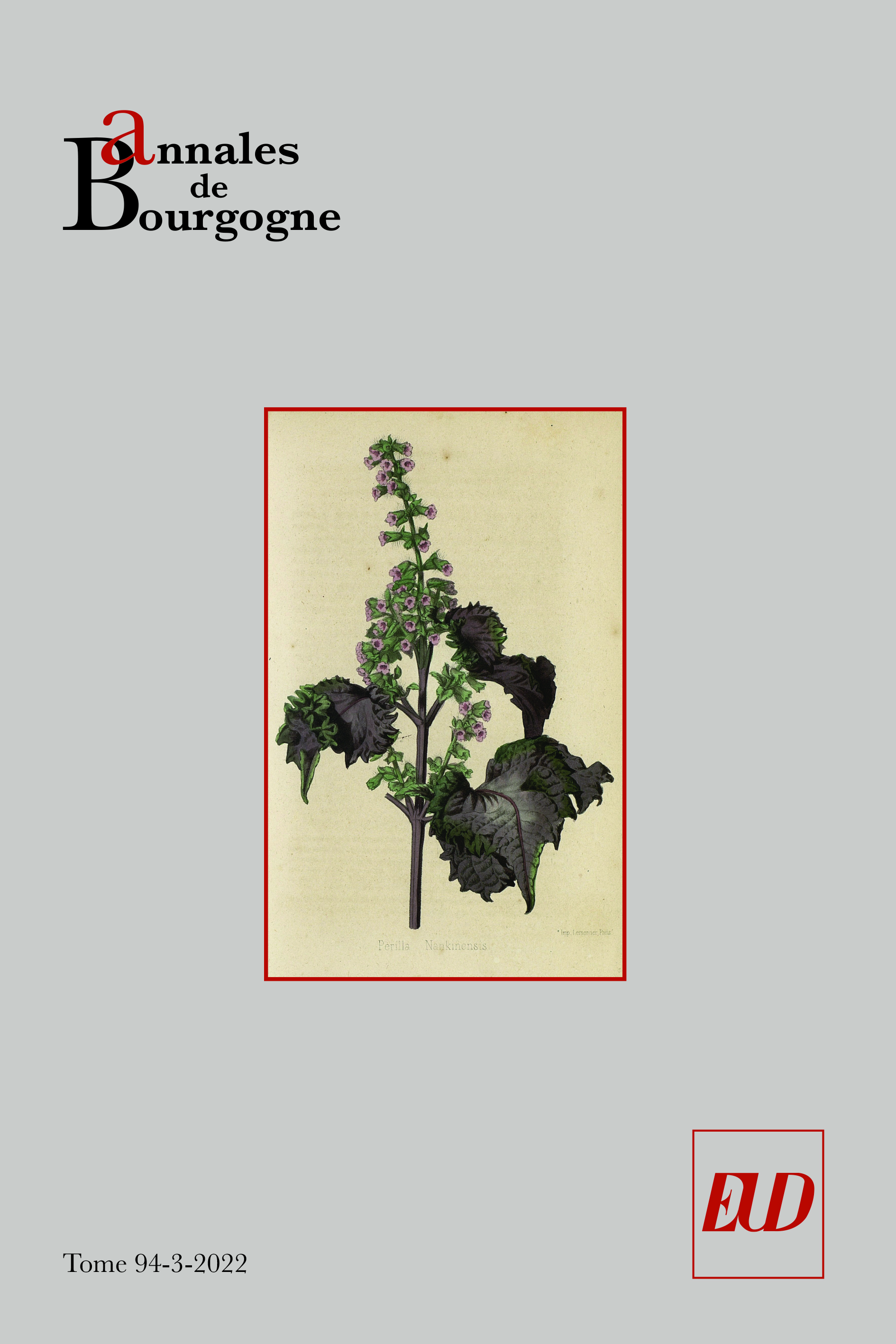 Annales de Bourgogne – Vol. 94-3-2022