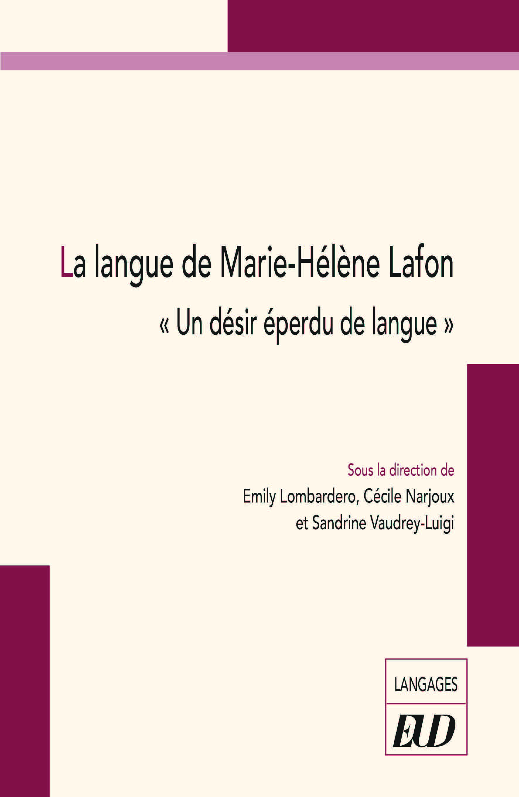 La langue de Marie-Hélène Lafon