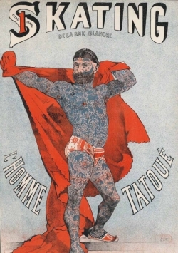 Carnet ligné Affiche L'Homme Tatoué