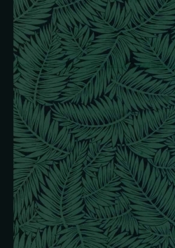 Carnet ligné motif Feuillage, Papier peint 18e