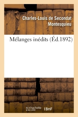 Mélanges inédits