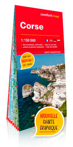 Corse 1/150.000 (Carte Grand Format Laminée)