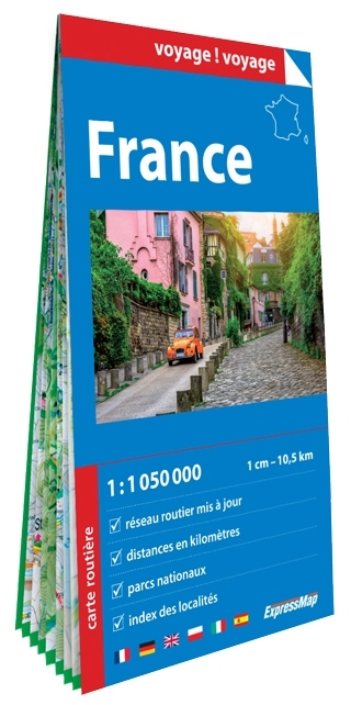 France 1/1M050 (carte en papier)