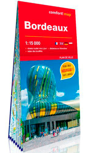 Bordeaux 1/15.000 (Carte Laminée Grand Format)
