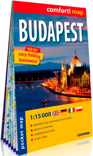 Budapest 1/15.000 (carte poche format laminée - plan de ville)