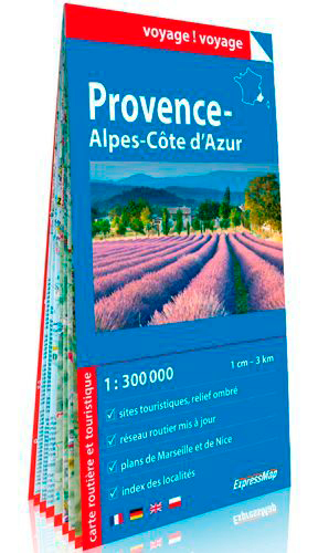 Provence-Alpes-Côte D'Azur 1/300.000 (Carte En Pap