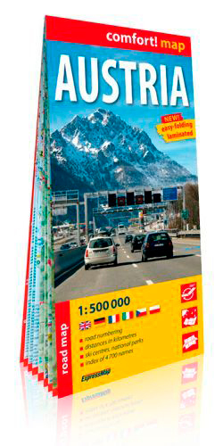 Austria 1/500 000 (Carte Grand Format Laminee)
